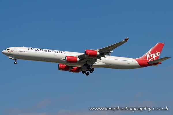 Virgin Atlantic VIR 0013.jpg - Virgin Atlantic Airbus A340-600 - Order a Print Below or email info@iesphotography.co.uk for other usage